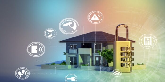 home security concept abstract