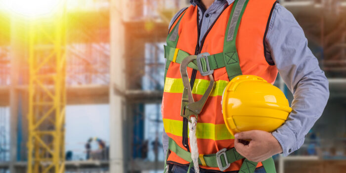 Engineer,Wear,Fall,Arrest,Equipment,On,Site,Background